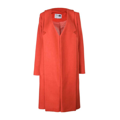 Women's Cotton Double Breasted Overcoat with Classic Tailored Fit