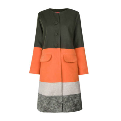 Women's Cotton Classic Overcoat with Longline Silhouette