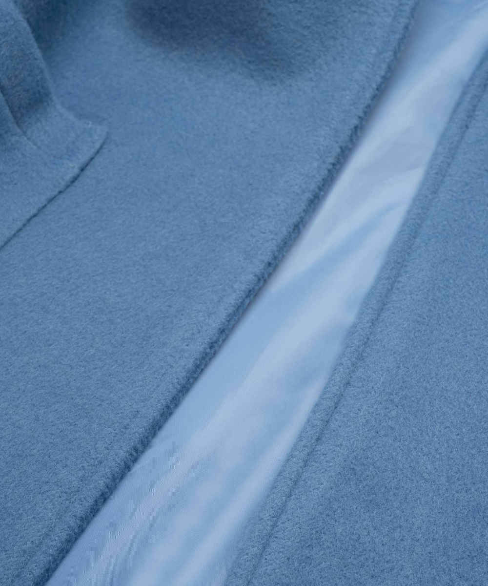 Double Breasted Cotton Overcoat for Women – Elegant Design