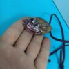 Wood & Resin Necklace Handcrafted Artistic Bold Style Mountain