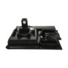 10-Piece Black Leather Office Desk Organizer Accessories