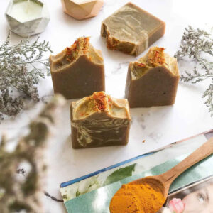 Organic Natural Soap Bar – Turmeric for Oily Skin (6-Pack)