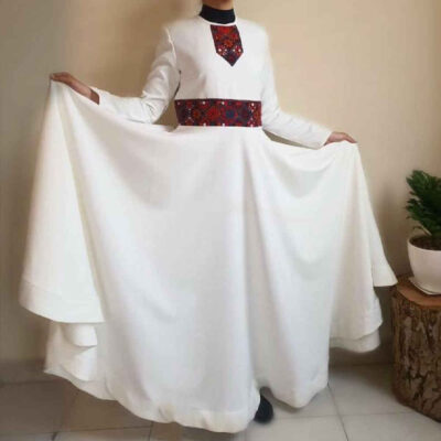 Women's Embroidered Whirling Dervish Costume with Elegant Details