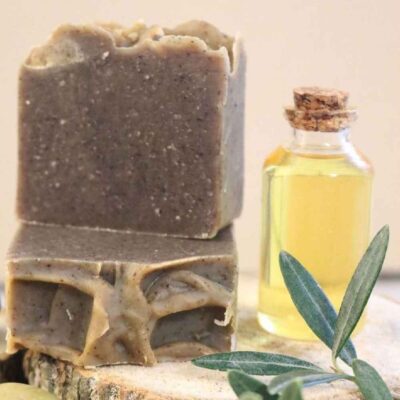 Natural Soap Bar for Dry Skin with Cedar & Olive Oil (x6)