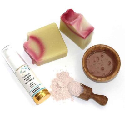 Natural Soap Bar for Dry Skin with Grapeseed Oil (x6)