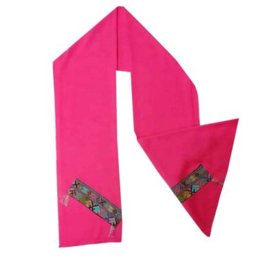 Balochi Embroidered Shawl for Women Pink