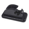 Black Leather Office Desk Set - 10-Piece Collection