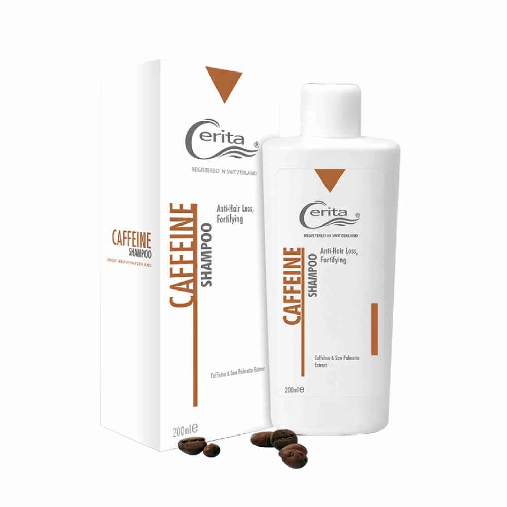 Cerita Anti-Hair Loss Caffeine Shampoo – Strengthens Hair, Reduces Hair Fall (Pack of 2)
