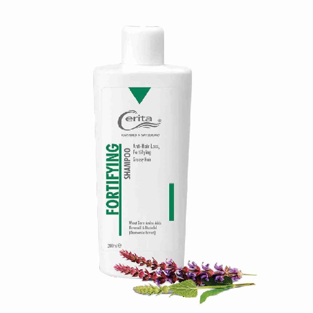 Cerita Anti-Hair Loss Fortifying Shampoo – Strengthens Hair, Reduces Shedding (Pack of 2)