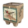Ceramic Desk Clock Model Vase