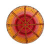 Decorative Pottery Wall Plate Hand-Painted Dot Art Hasti