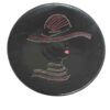 Decorative Pottery Wall Plate Hand-Painted Dot Art Lady