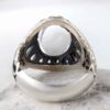 Persian Dur-e Najaf Silver Ring For Men Elegance Alborz