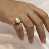 Dur-e Najaf Silver Ring For Men Engagement Vahab