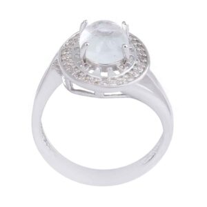 Dur-e Najaf Silver Ring For Women Engagement Bliss Raha