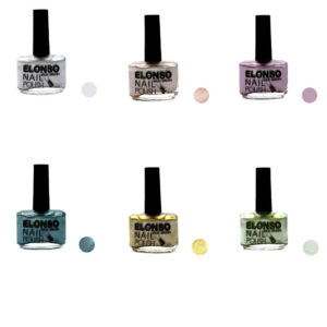Halal Nail Polish Glitter & Glossy Finish and Breathable Metallic (6x)