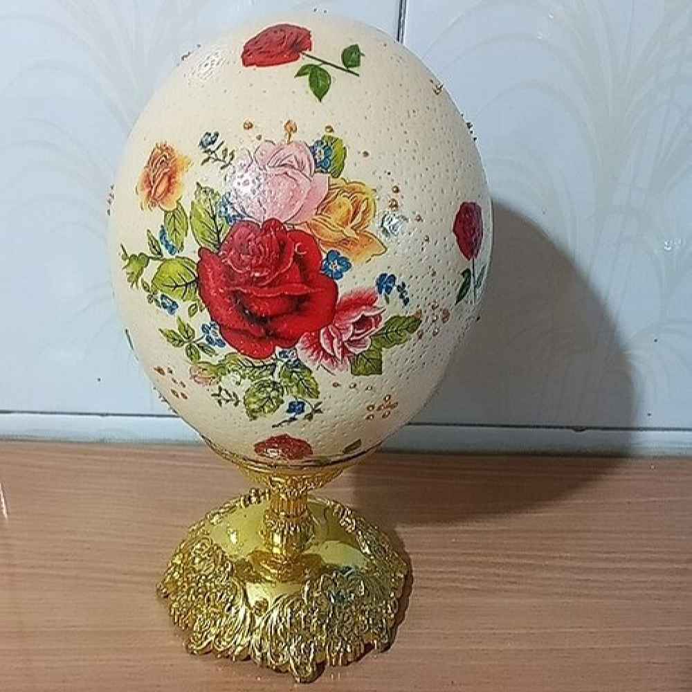Islamic Decorative Hand Painted Ostrich Egg Shell – Van Yakad