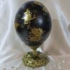 Persian Decorative Hand Painted Ostrich Egg Shell - Poem