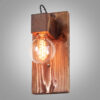 Modern Wooden Wall Sconce - G19 Minimalist Brown Wood