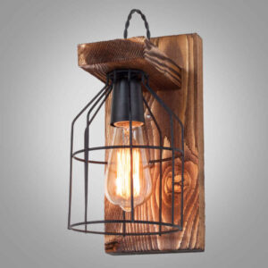 Modern Wooden Wall Sconce – G11 Minimalist Interior Light