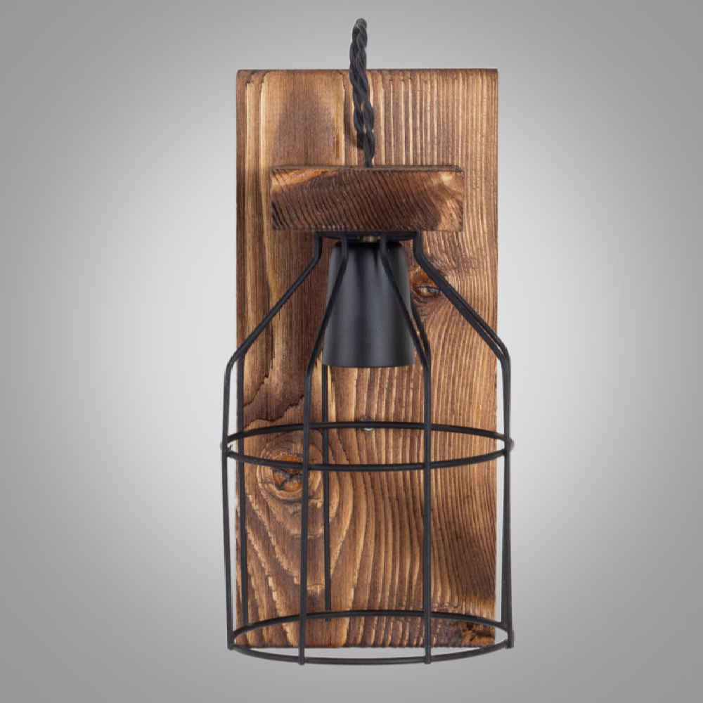 Modern Wooden Wall Sconce – G11 Minimalist Interior Light