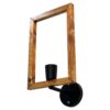 Modern Wooden Wall Sconce - G12 Contemporary Brown Wood