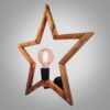 Modern Wooden Wall Sconce - G4 Minimalist Brown Fixture
