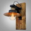 Modern Wooden Wall Sconce - G16 Minimalist Warm Glow