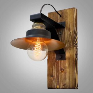 Modern Wooden Wall Sconce – G16 Minimalist Warm Glow