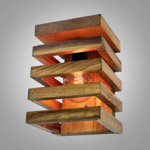 Modern Wooden Wall Sconce – G9 Cozy Minimalist Style