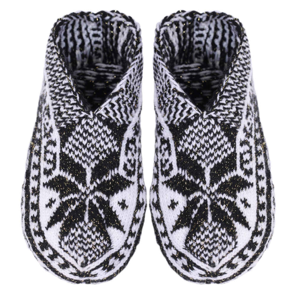 Azerbaijan Crochet Slippers for Women Acrylic fiber Knitted Lofera