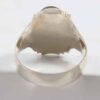 Islamic Hematite Silver Ring Hadid Gemstone for Men Mehrab