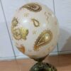 Islamic Decorative Hand Painted Ostrich Egg Shell - 4 Qul