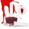 Halal Nail Polish Glossy Finish and Breathable Red Colors (6x)