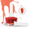Halal Nail Polish Glossy Finish and Breathable Red Colors (6x)