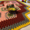 Handwoven Boho Macrame Floor Rug – Torkaman Pattern