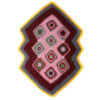 Handwoven Boho Macrame Floor Rug – Torkaman Pattern