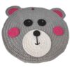 Handwoven Boho Macrame Floor Rug – Teddy Bear Pattern