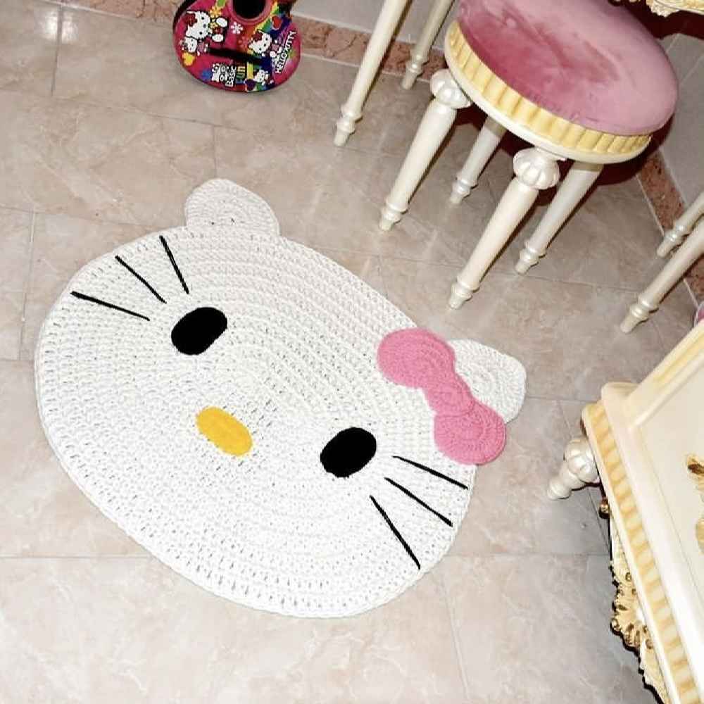 Handwoven Boho Macrame Floor Rug – Kitty Design