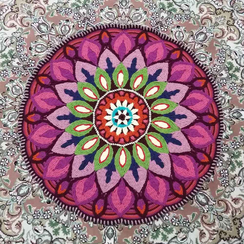 Handwoven Boho Macrame Floor Rug – Kian Design