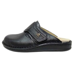 Nalain Mules Islamic Style with Real Leather for Men Black