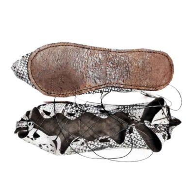 Vintage Style Persian Slippers for Women – Crafted from Genuine Leather