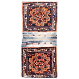 Vintage Persian Saddle Bag – Handwoven & Second-Hand Tōbrag – Sarv