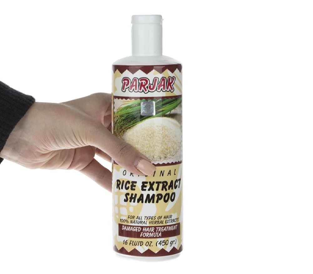 Parjak Rice Extract Shampoo for All Hair Types – Nourishing & Gentle Care (Pack of 4)