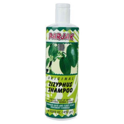 Parjak Zizyphus Shampoo for All Hair Types - Natural Cleansing & Strength (Pack of 4)