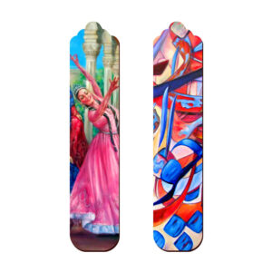 Artistic Persian Inspired Wooden Bookmark Dance – Set of 2