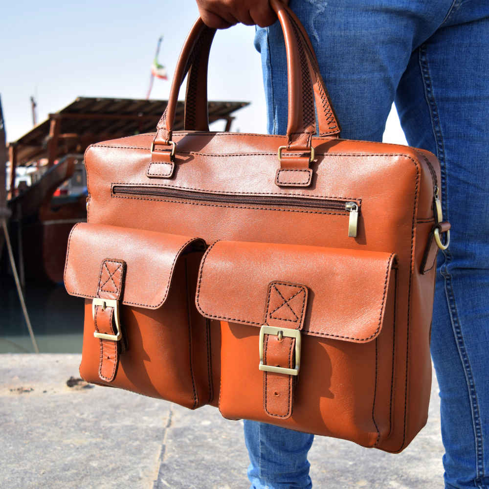 Persian Leather Briefcase – Emperor Model