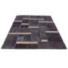Vintage Persian Hand-Knotted Patchwork Carpet Deep
