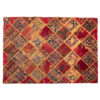 Vintage Persian Hand-Knotted Patchwork Carpet Katayoun
