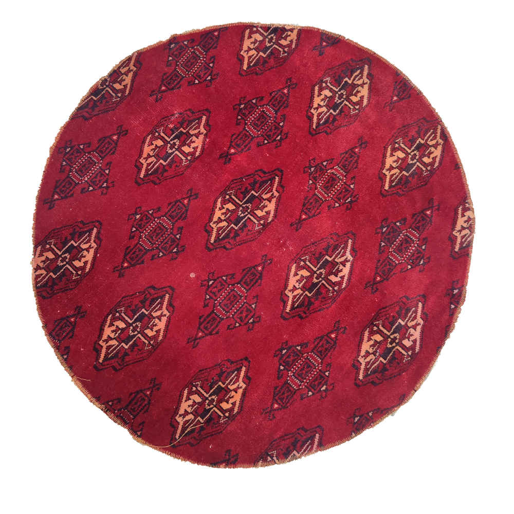 Vintage Persian Hand-Knotted Patchwork Carpet Laleh